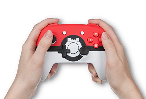 PowerA Enhanced Wireless Controller for Nintendo Switch: Pokemon Poke Ball Red - Nintendo Switch, Nintendo Switch Lite, Gamepad,