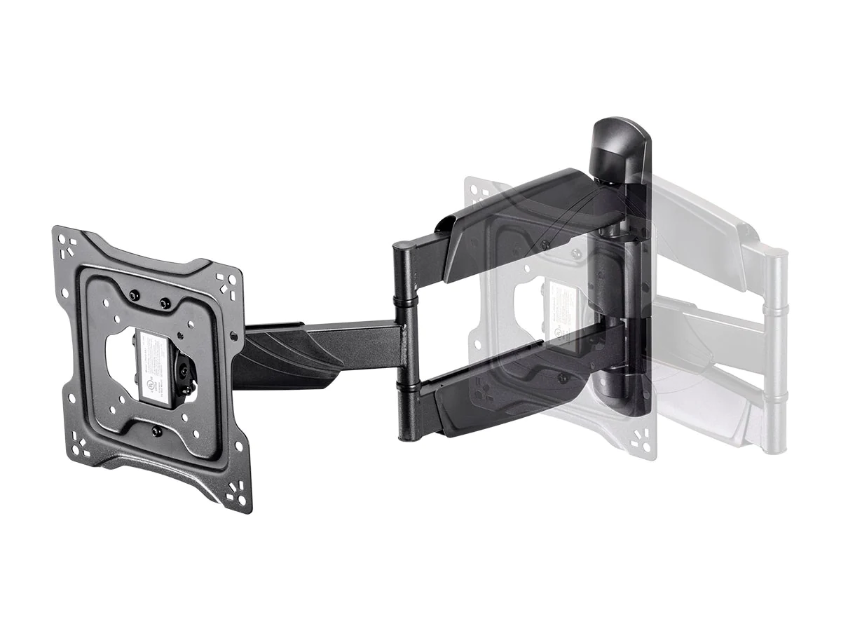 Monoprice 115868  Essentials Slim Swivel Wall Mount for Medium 24 - 55 inch TVs 77 lbs