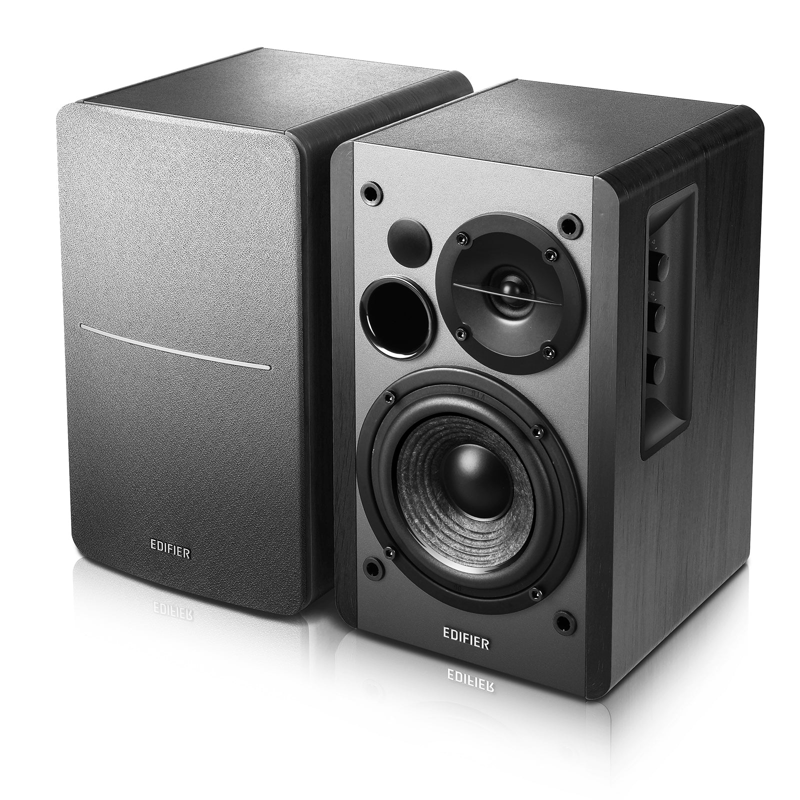 Edifier R1280DB Powered Bluetooth Bookshelf Speakers - Optical Input - Wireless Studio Monitors - 42w RMS - Black