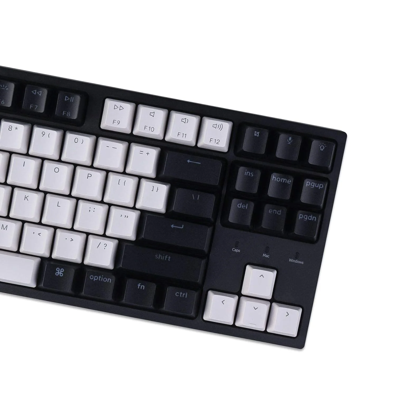 Zell Electronics Zell C1 Mac Layout Wired Mechanical Keyboard, Gateron G Pro Brown Switch, Tenkeyless 87 Keys Abs Keycaps Computer Keyboard Fo…