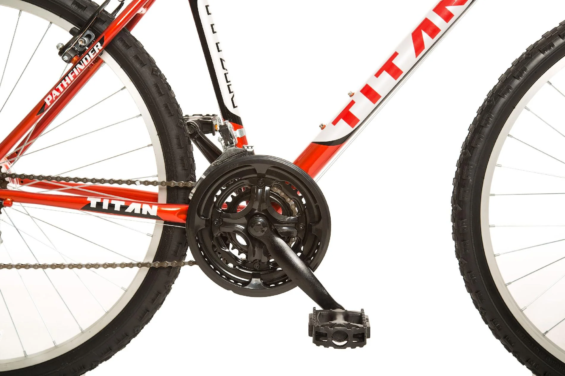 Titan Pathfinder Men&s;s 18 Speed Mountain Bike with Front Shock Suspension