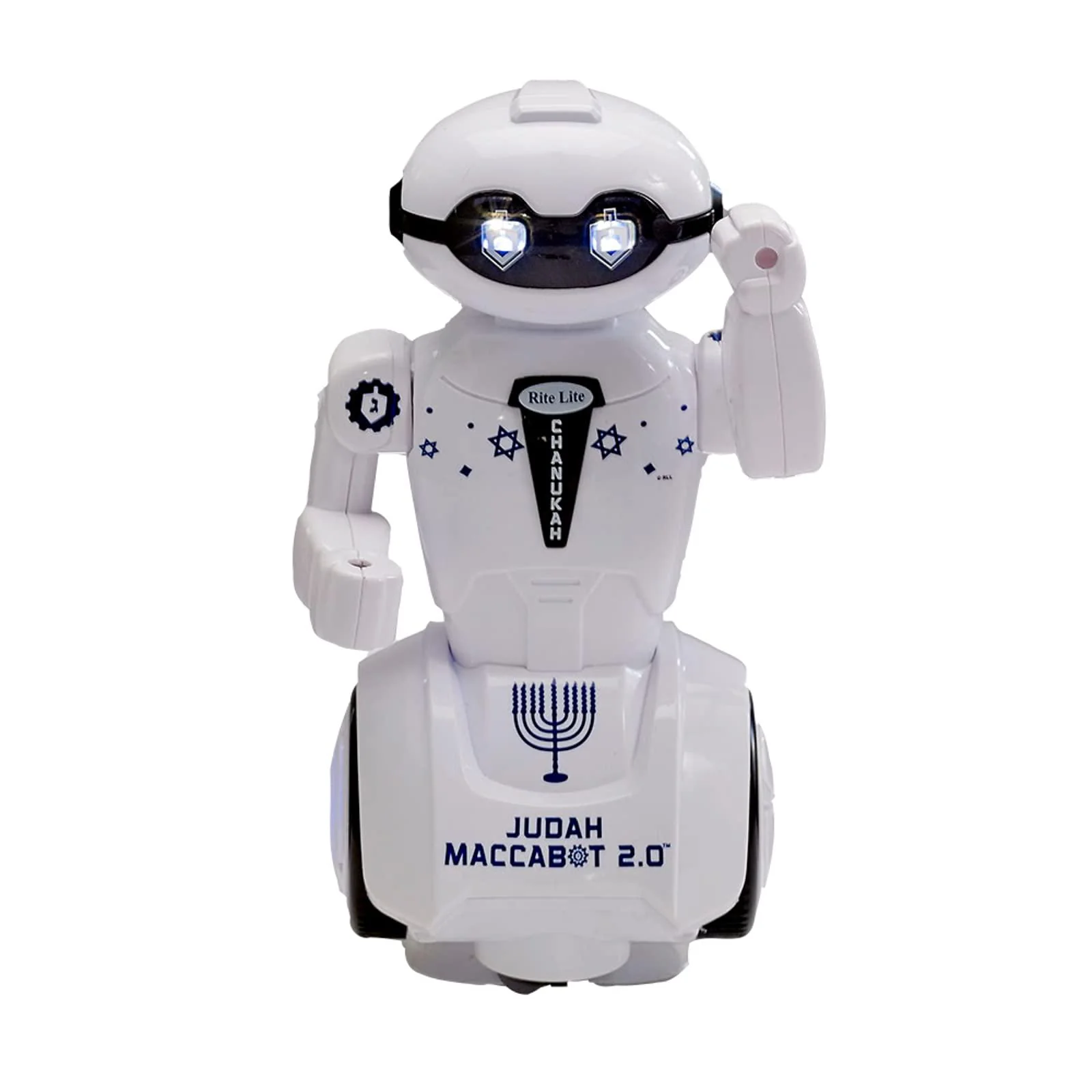 rite lite maccabot 2.0 chanukah robot - great hanukkah gift for kids! - hanukkah robot toy plays 3 chanukah songs