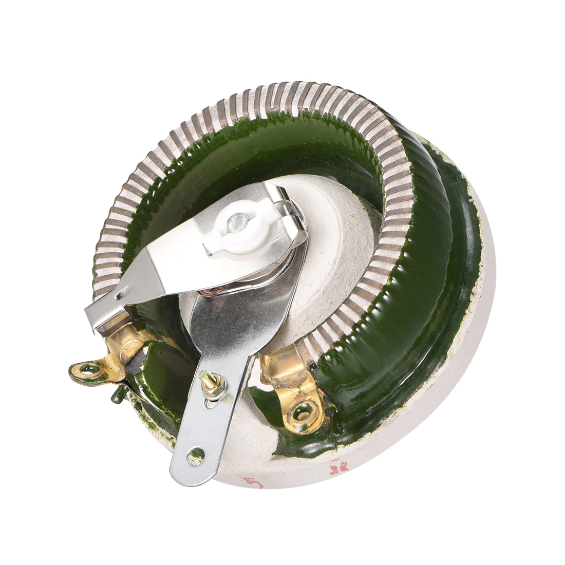 Unique Bargains Wirewound Ceramic Potentiometer Variable Rheostat Resistor 200W 5R Ohm W Knobs