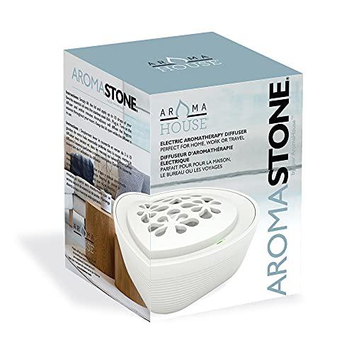 aromahouse aromastone electric plug in aromatherapy diffuser/warmer for essential oils and fragrance for bedroom - bathroom -