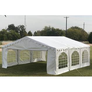 Delta canopy 20&s;x16&s; Budget PE Party Tent - Heavy Duty Wedding Canopy Gazebo Carport - By DELTA Canopies