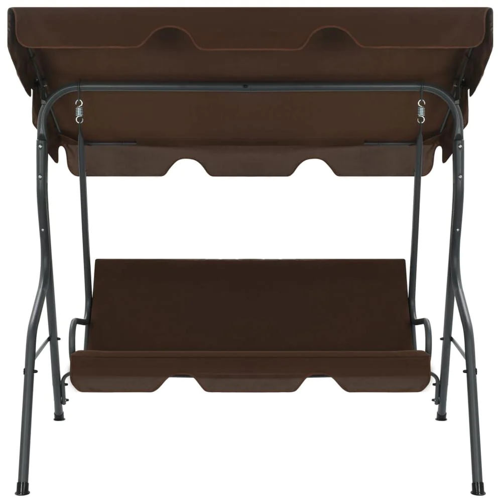 vidaXL Garden Swing Bench Coffee 66.9