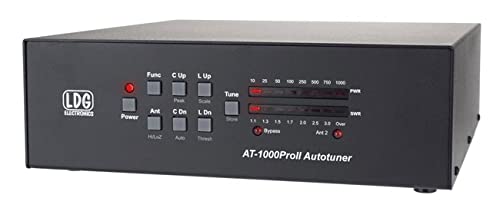 LDG Electronics AT-1000PROII LDg Electronics Automatic Antenna Tuner 18-54 MHz, 200-1000 Watts, Updated Features Include an LED Indicator for An
