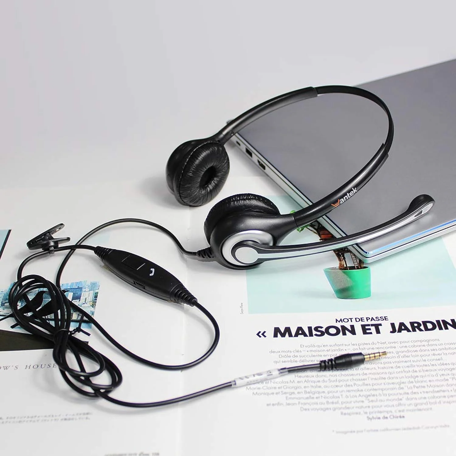 Zell Electronics Zell Wired 3.5Mm Computer Headphone Over-Ear Headset For Cell Phone Weight Reduction Of The External Ear Earphones For Cell P…