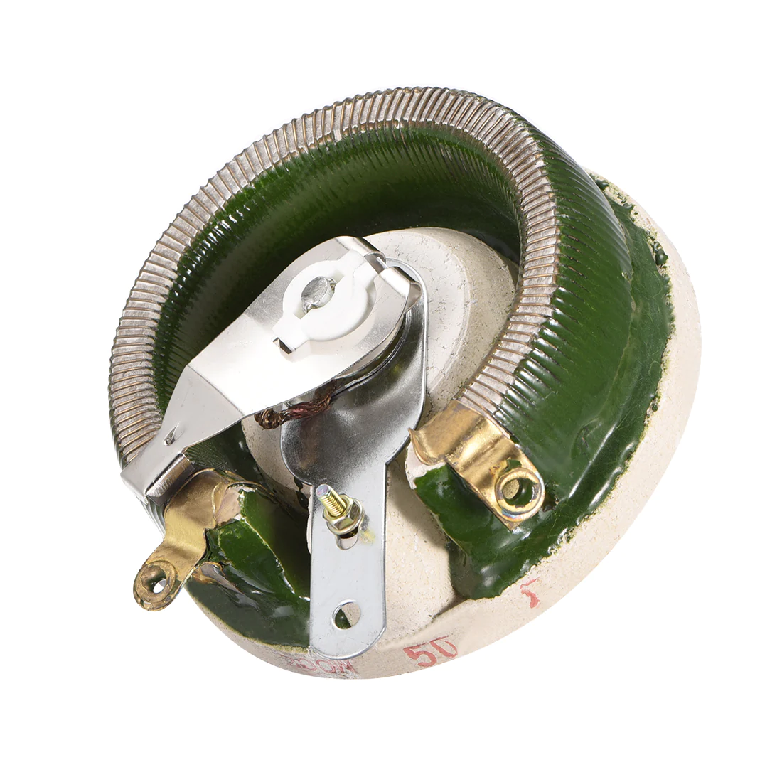 Unique Bargains Wirewound Ceramic Potentiometer Variable Rheostat Resistor 200W 50R Ohm W Knobs