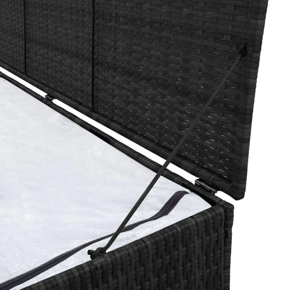 vidaXL Garden Storage Box Black 59