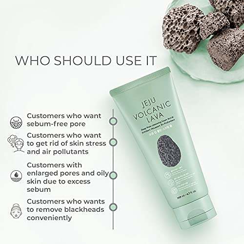 THEFACESHOP THE FACE SHOP Jeju Volcanic Lava Deep Pore-Cleansing Foam