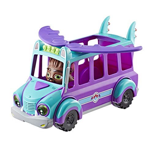Playskool Netflix Super Monsters GrrBus Monster Bus Toy with Lights, Sounds, and Music Ages 3 and Up