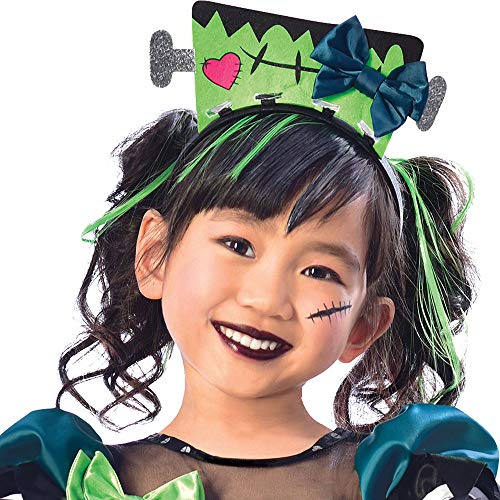 Suit Yourself! SUIT YOURSELF Monster Miss Halloween Costume for Girls, Small, Includes Headband, Multicolor (8402363)