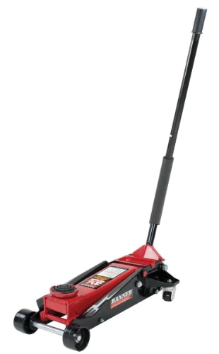 Blackhawk B6350 Black/Red Fast Lift Service Jack - 3.5 Ton Capacity