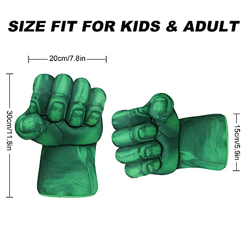 CGBOOM Superhero Gloves Boxing Gloves Smash Hands Big Soft Plush Hero Fists, Superhero Toys for Boys Girls, Role Play Costume Birthday
