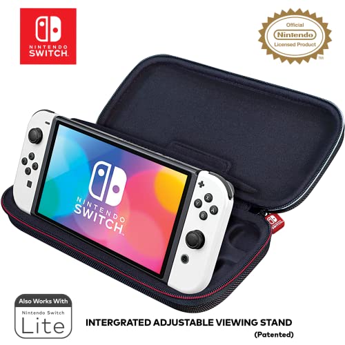 Game Traveler Nintendo Switch Case - Switch Case for OLED, Switch and Switch Lite, Adjustable Viewing Stand &a; Game Case Storage