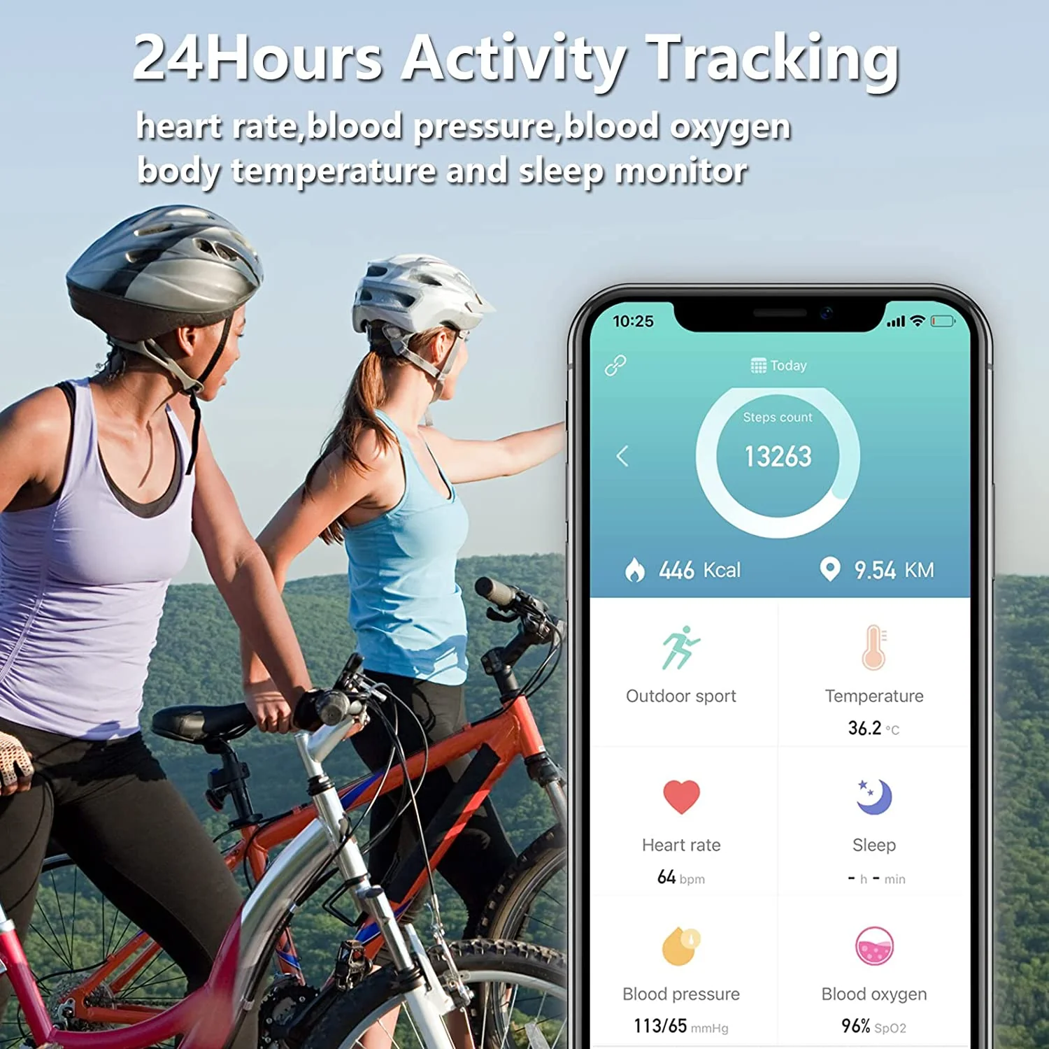 Indigi i5s Bluetooth Smart Watch Fitness Tracker Smart Bracelet  Heart Rate, Sleep, Blood Pressure, Oxygen, Step Count, Calorie