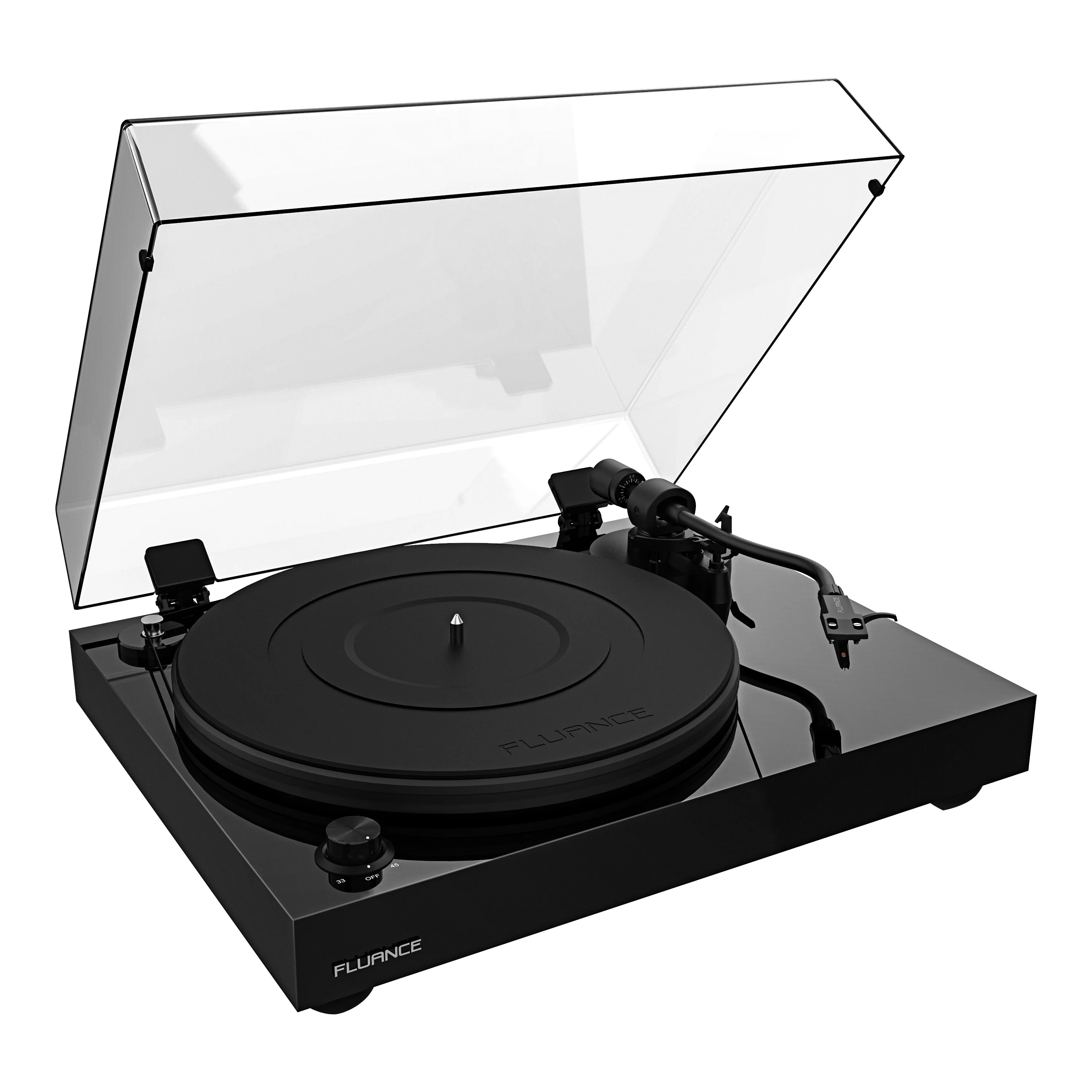 Fluance RT82 Reference High Fidelity Vinyl Turntable, PA10 Phono Preamp and Ai41 Powered 5