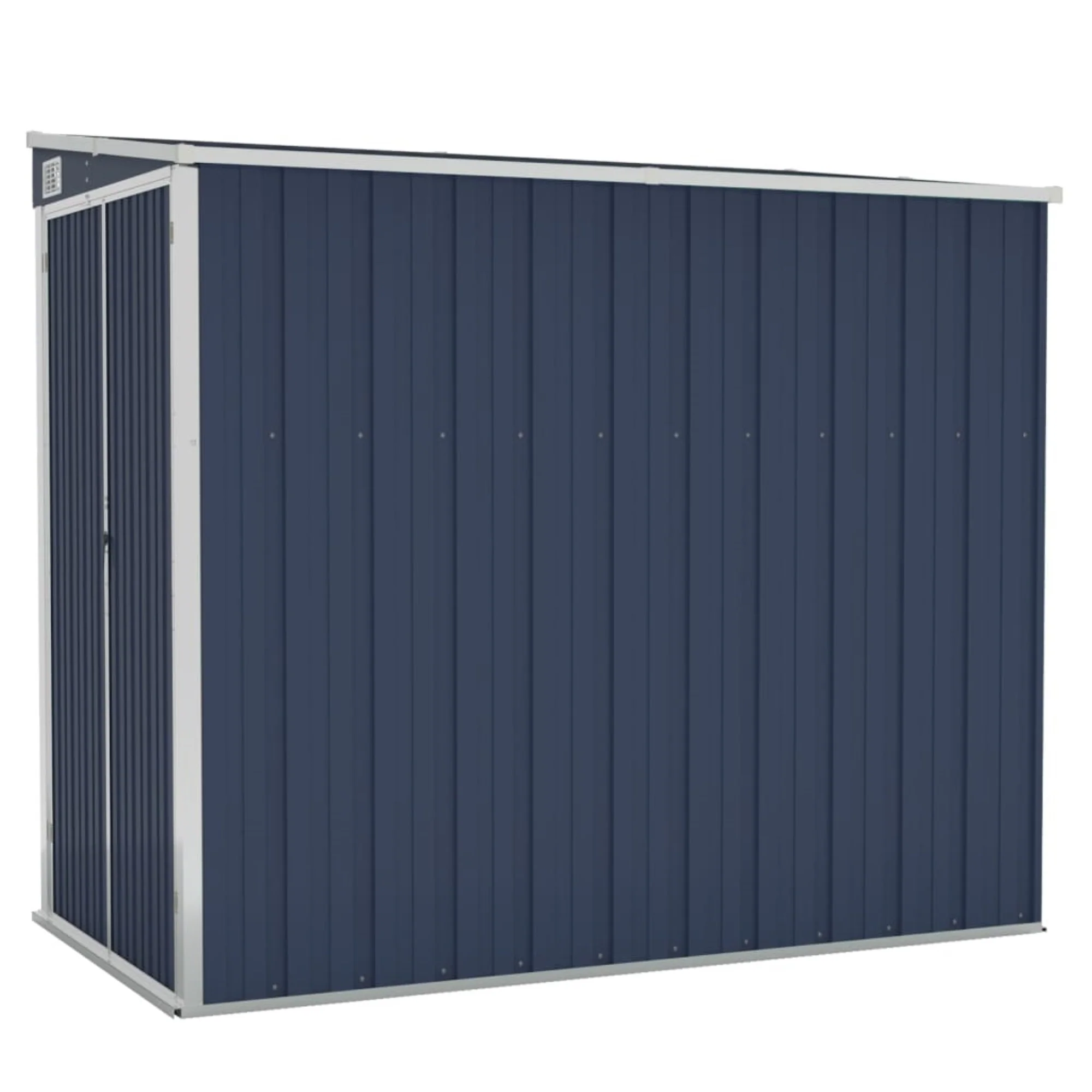 vidaXL Wall-mounted Garden Shed Anthracite 46.5