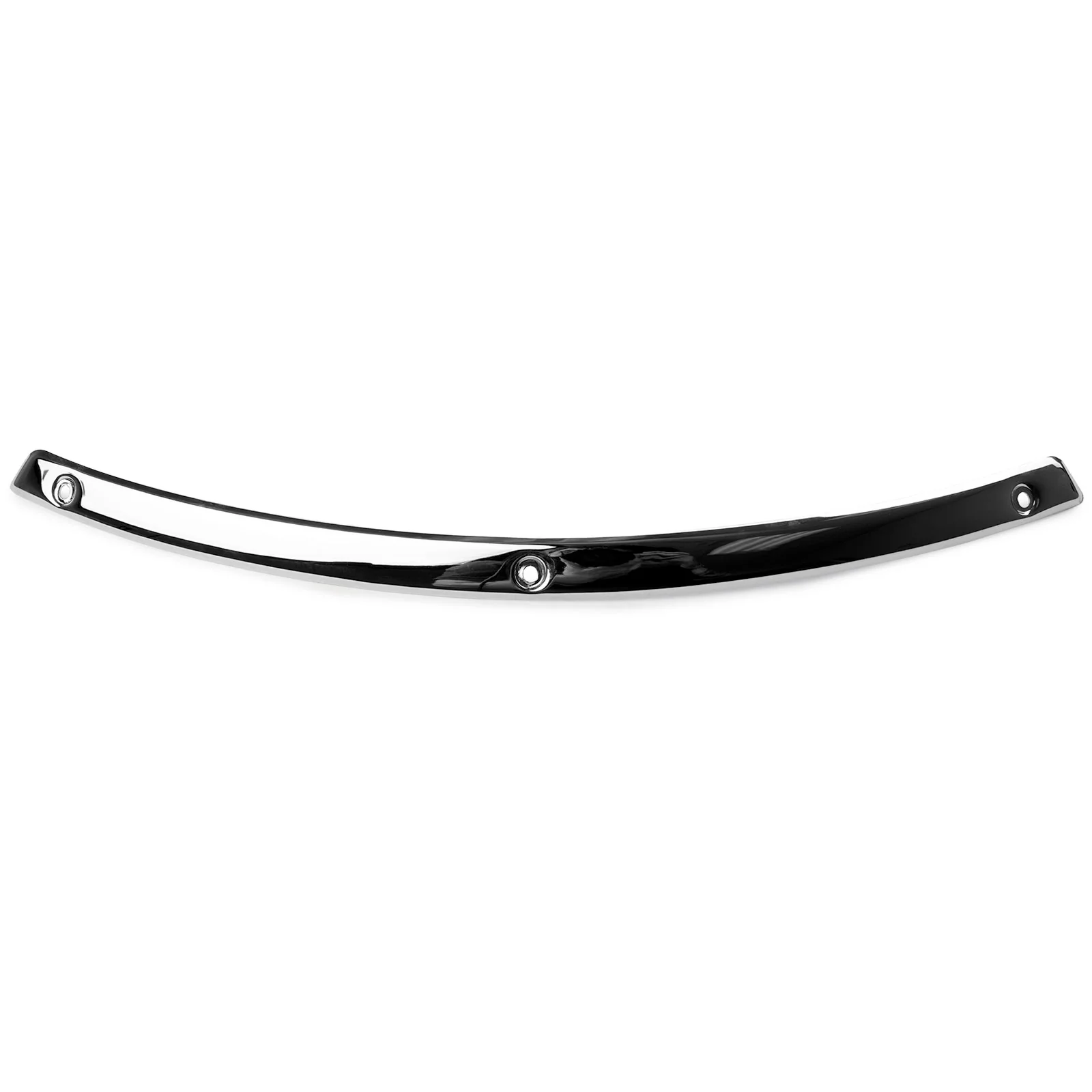 Krator Chrome Windshield Trim Windscreen Accent Compatible with 1996-2013 Harley-Davidson Motorcycles (&s;96-&s;13 Electra Glides, &s;06-&s;13