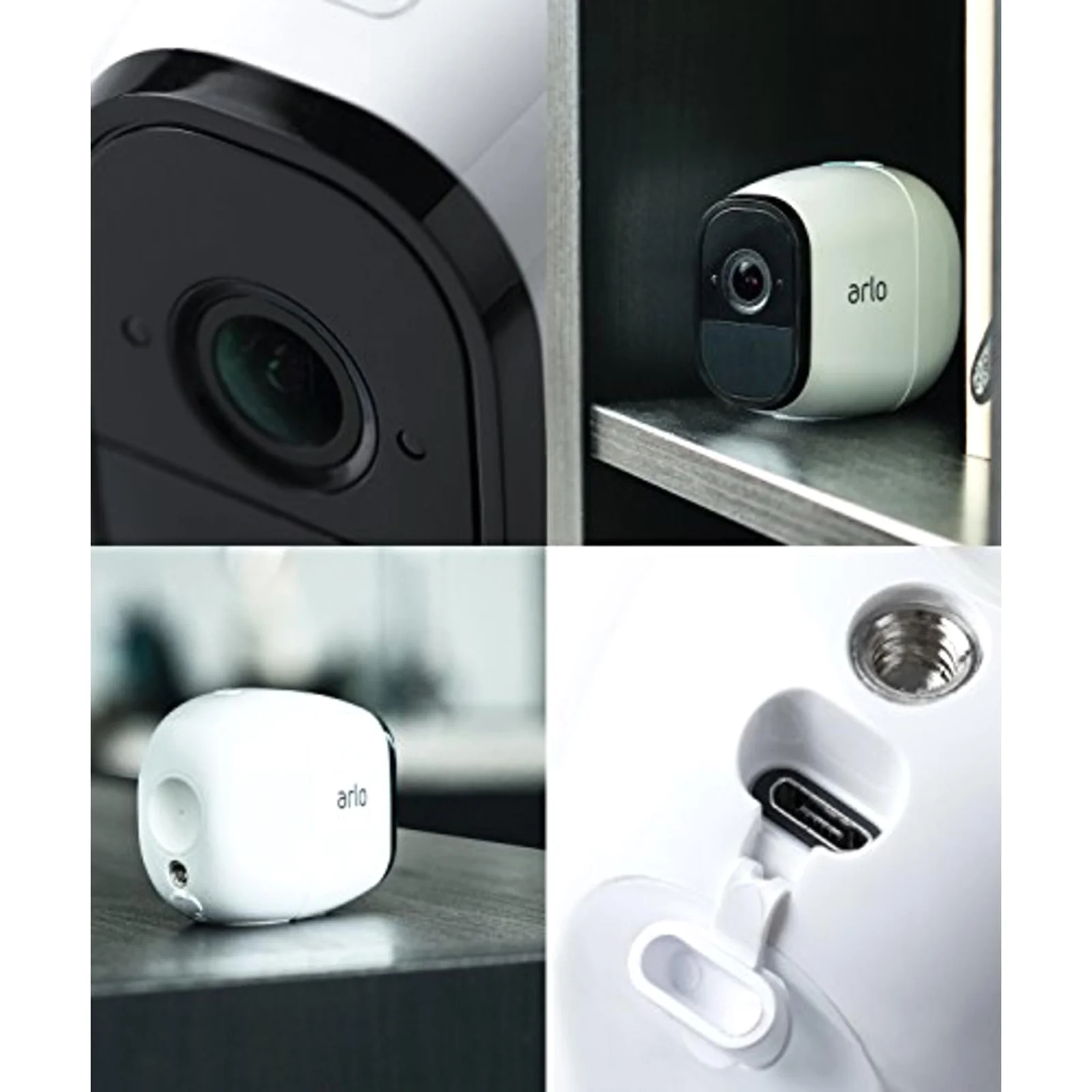 Arlo VMS4130 Pro Smart Security System with 1 HD Wire-Free Camera