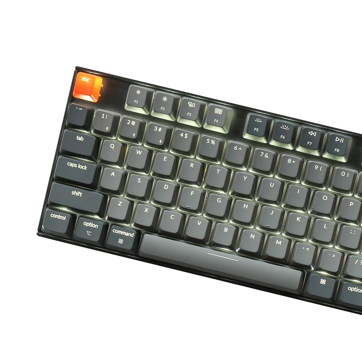 Zell Electronics Zell K8 Tenkeyless Wireless Mechanical Keyboard For Mac, White Backlight, Bluetooth, Multitasking, Type-C Wired Gaming Keyboa…
