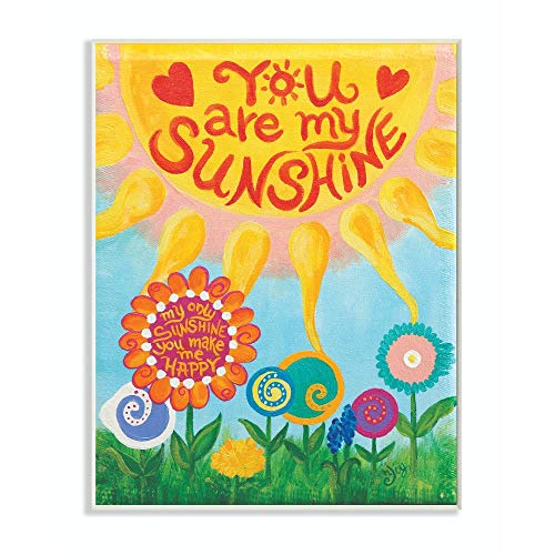 The Kids Room by Stupell Stupell Home DÃ©cor You are My Sunshine Canvas Wall Art, 16 x 20, Multi-Color