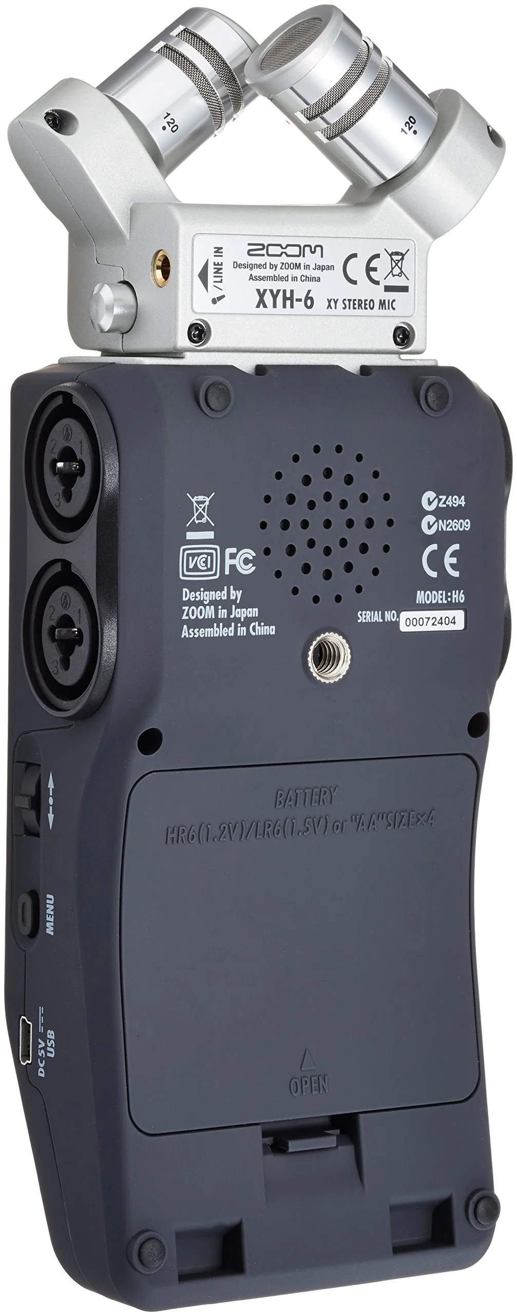 PBS Kids Zoom H6 6-Track Portable Recorder, Stereo Microphones, 4 XLR/TRS Inputs, Records to SD Card, USB Audio Interface, Battery Powere