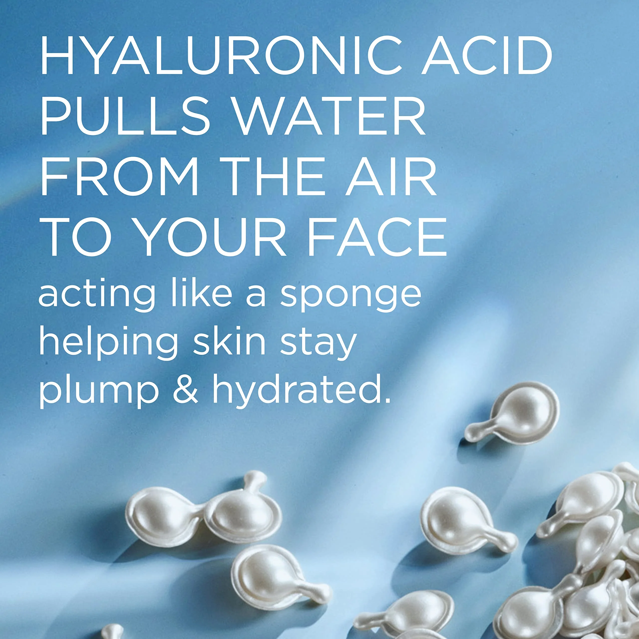 Elizabeth Arden Hyaluronic Acid Ceramide Capsule Serum, Hydra-Plumping Skin Care Serum, 60 Count
