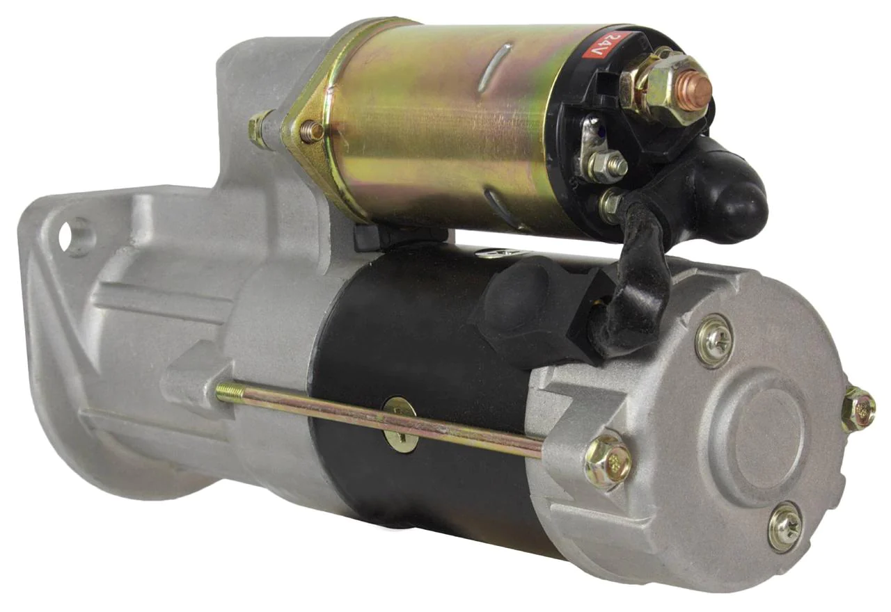 Rareelectrical NEW STARTER MOTOR COMPATIBLE WITH JCB EXCAVATOR JS200 JS220 ISUZU 4HK1 ENGINE 8-98070-321-1