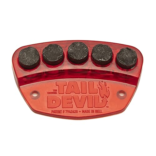 THE ORIGINAL TAIL DEVIL SPARK IT UP! Tail Devil Skateboard Spark Plate Sparks for Your Skateboard Ultimate Skateboarders Accessory A Tail Plate Attachment for cool S
