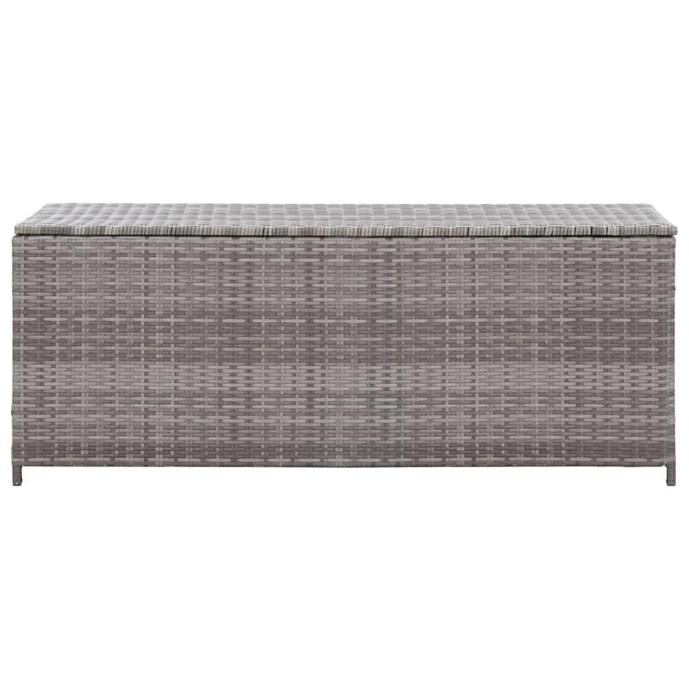 vidaXL Garden Storage Box Gray 47.2