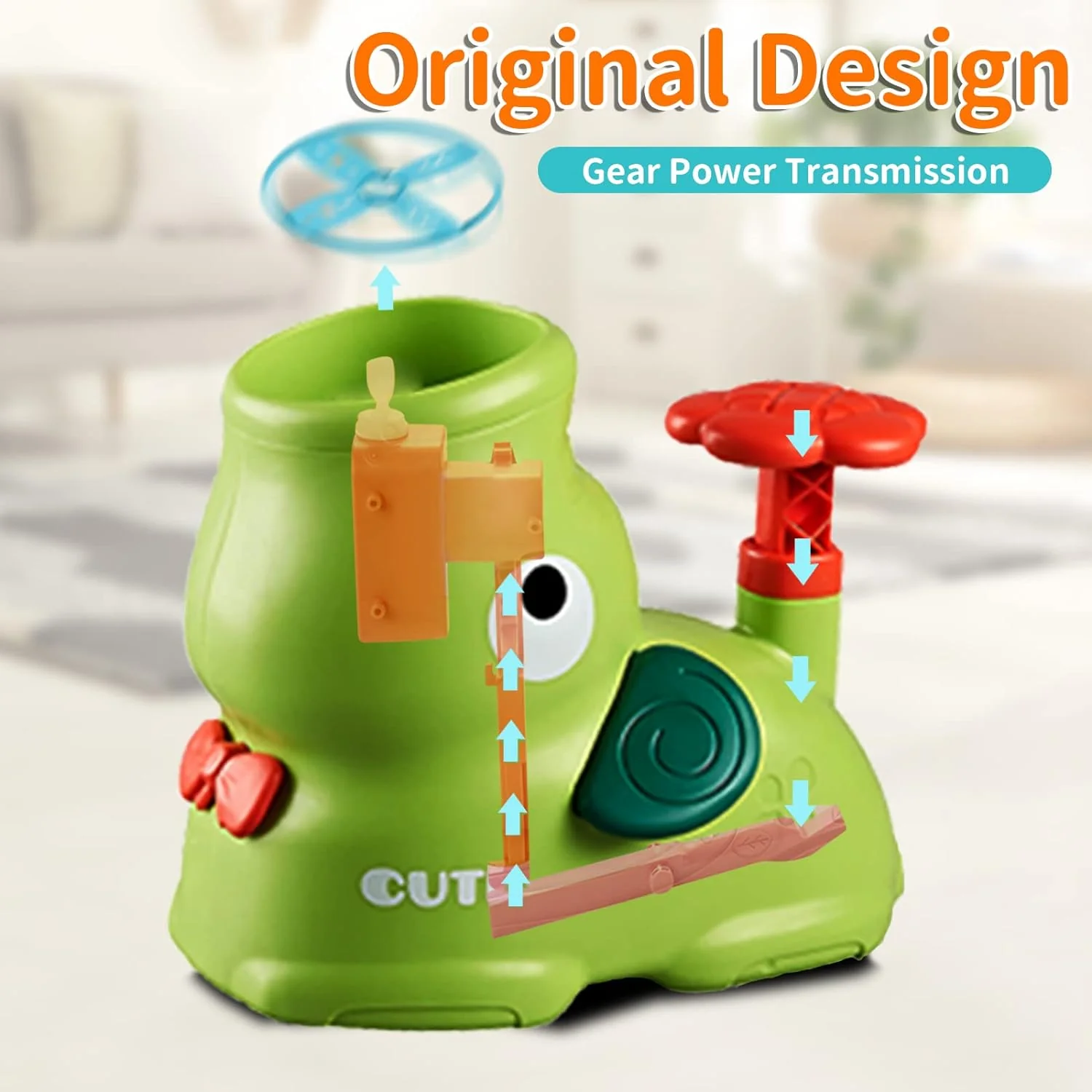 Great Choice Products Outdoor Toys For Kids Ages 4-8, Outside Toys Flying Disc Launcher Toy Outside Games For Kids Ages 4-8 Outdoor Games For Ki