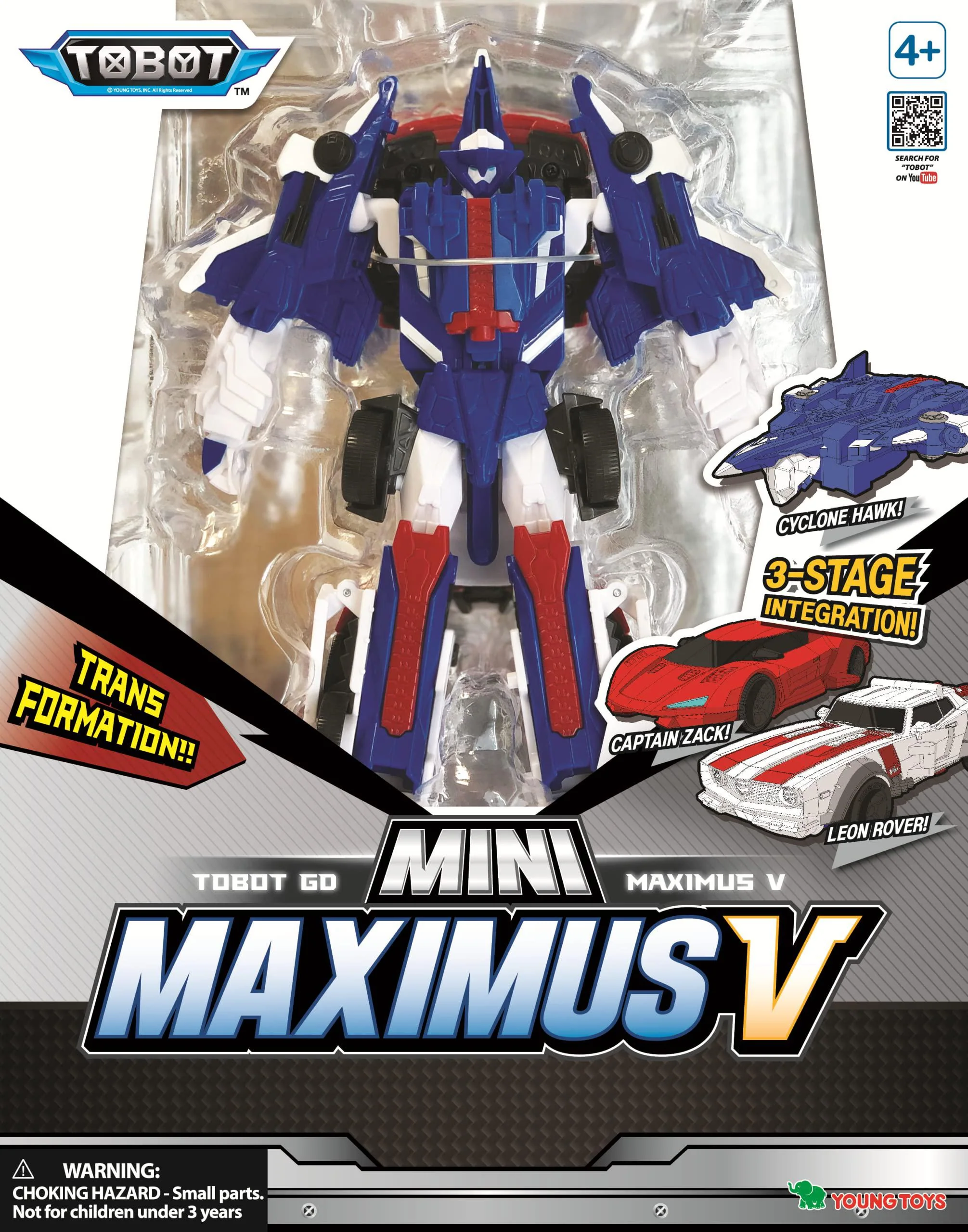 tobot mini maximus v, youngtoys transforming collectible vehicle to robot animation character