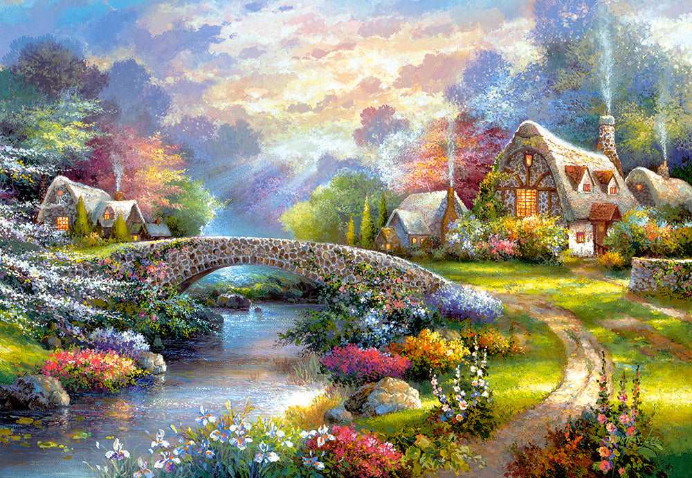 Bridge Toys - Castorland, 1000 Piece Jigsaw Puzzle, Springtime Glory