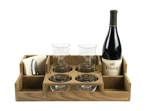 Whitecap 62550 Teak Bar Rack