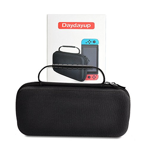 DAYDAYUP Hestia Goods Switch Carrying Case Compatible with Nintendo Switch, with 20 Games Cartridges Protective Hard Shell Trave