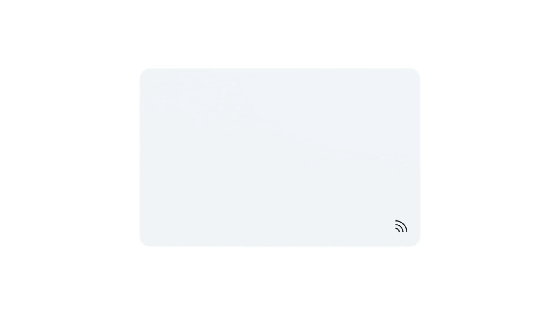 linq custom logo digital business card - smart nfc contact and networking card (white)