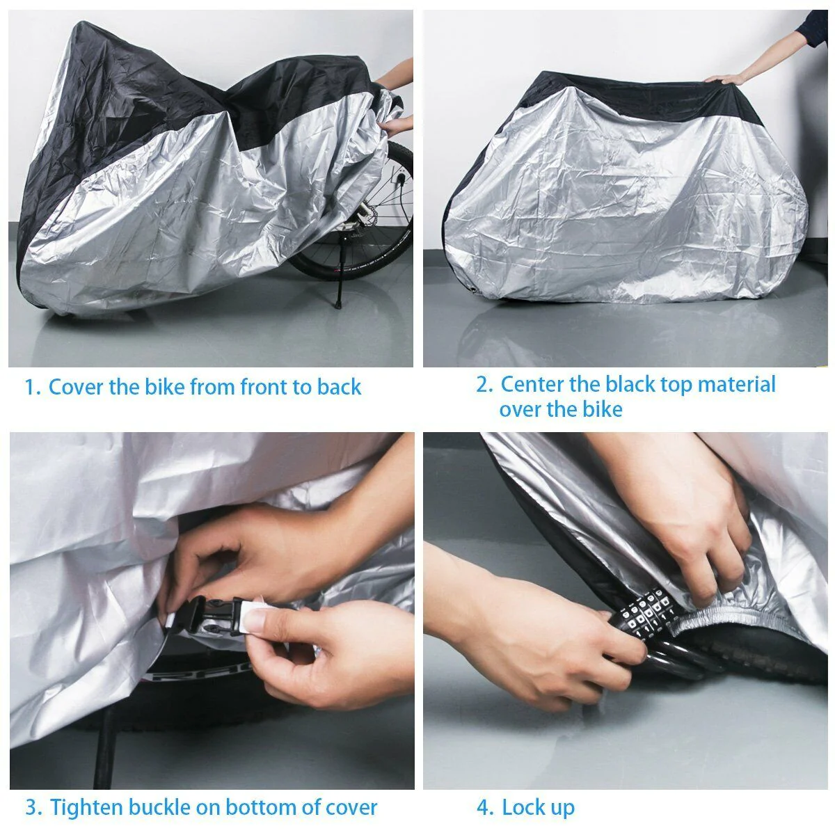 Great Choice Products Heavy Duty Waterproof Bicycle Cover Bike Sun/Rain/Snow/Dustproof Uv Protector_M