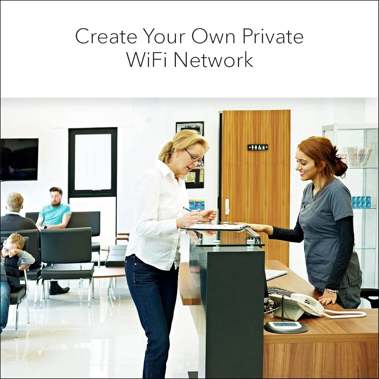 Netgear Wifi 6 Access Point (Wax214V2) - Dual Band Poe Access Point Ax1800 Wireless Speed With Power Adapter