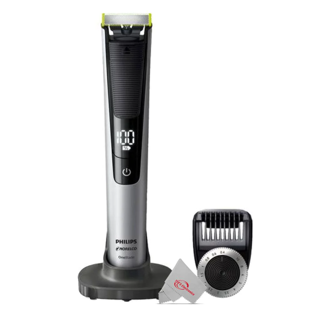 Philips Oneblade QP6520/70 Electric Trimmer and Shaver with Three OneBlade Replacement Blade QP210/80