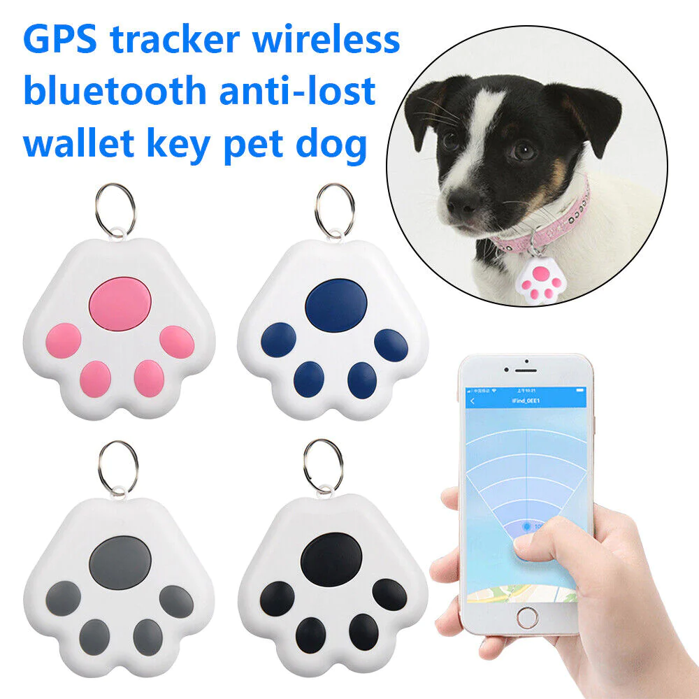 Great Choice Products 4 Pack Tile Gps Tracker Wireless Bluetooth Anti-Lost Wallet Key Pet Dog Finder