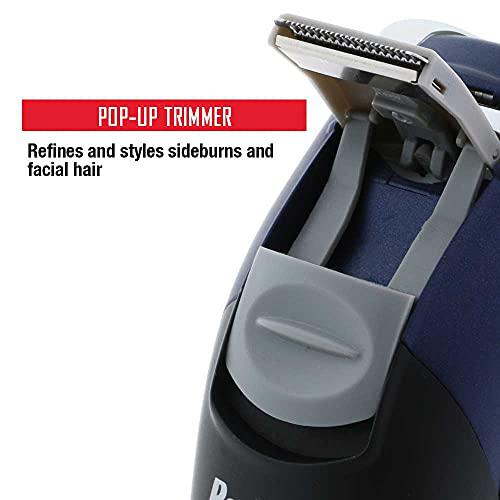 Xtreme Digital Lifestyle Accessories barbasol rechargeable electric wet and dry rotary shaver with stainless steel blades and pop up trimmer