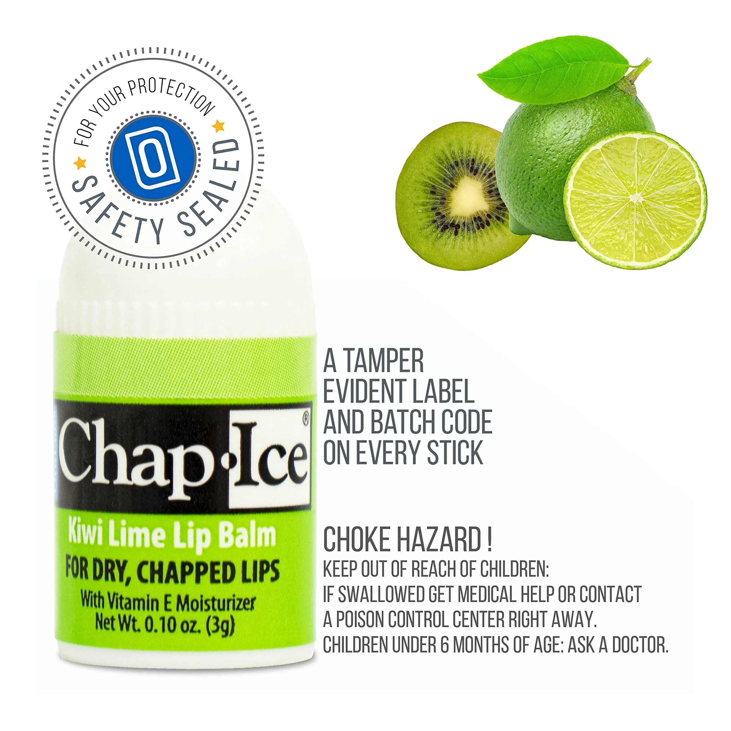 Chap-Ice® | Premium and Traditional Lip Balm for Chapped, Dry, or Windburned Lips | Pocket Size Display with Assorted Flavors -