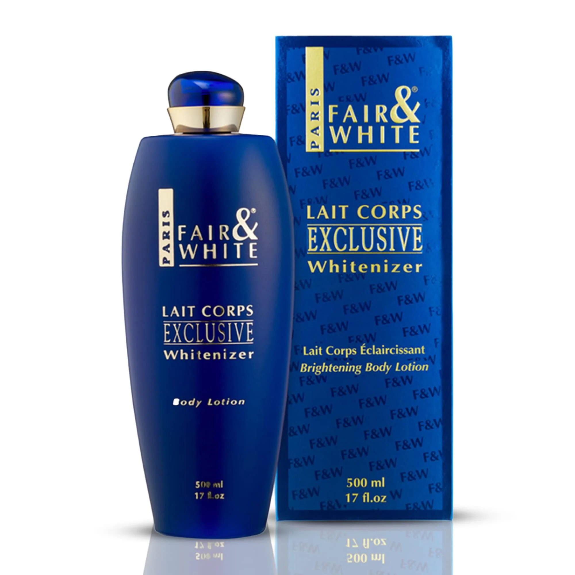 FAIR &a; WHITE Lait Corps Exclusive Whitenizer Body Lotion - 17 Fl oz / 500 ml