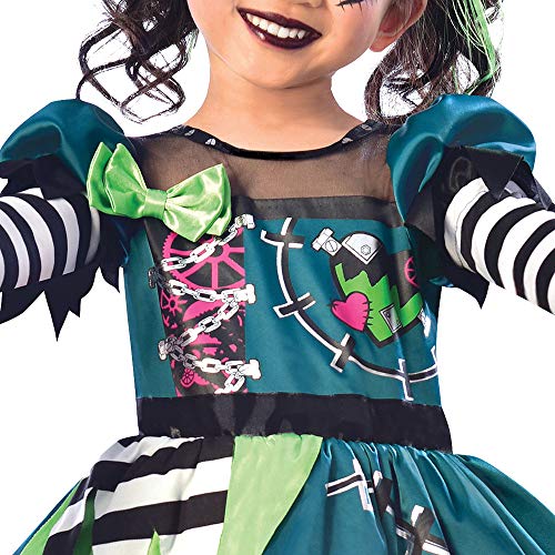 Suit Yourself! SUIT YOURSELF Monster Miss Halloween Costume for Girls, Small, Includes Headband, Multicolor (8402363)