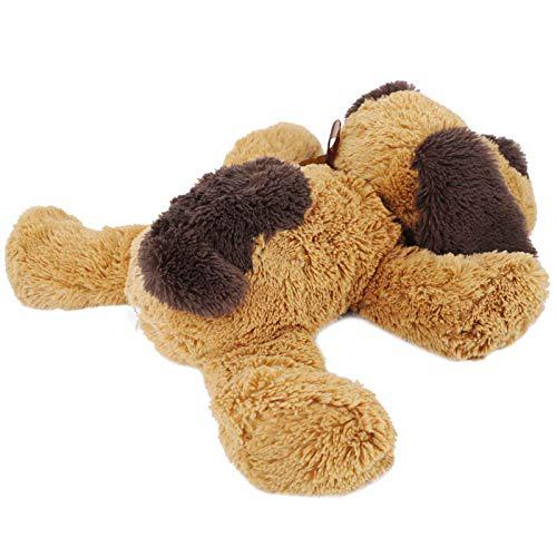 weigedu beagle labrador golden retriever stuffed puppy plush dog toy, hugging labradoodle stuffed animal dogs for kids girls