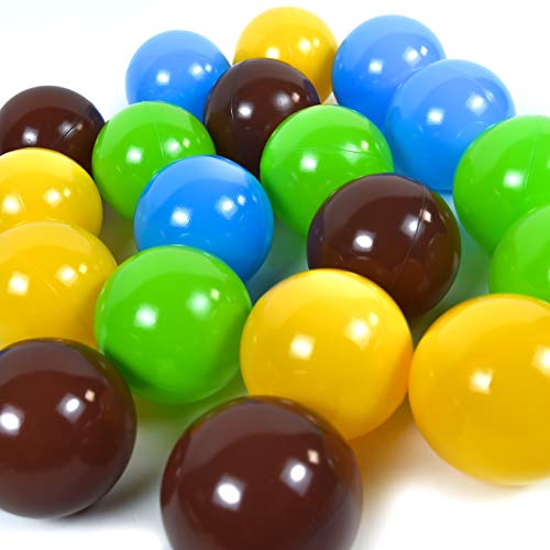 Sunny Days Entertainment Zoo Adventure Ball Pit with Play Balls ??Indoor Pop Up Play Tent for Toddlers and Kids | Colorful Balls