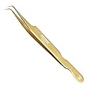 metaleks Professional lash tweezers for eyelash extensions 90 degree tweezers lash extensions tweezer Hand Crafted Japanese Stainless Ste