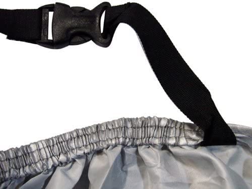 XYZCTEM All Season Black Waterproof Sun Motorcycle Cover,Fits up to 108